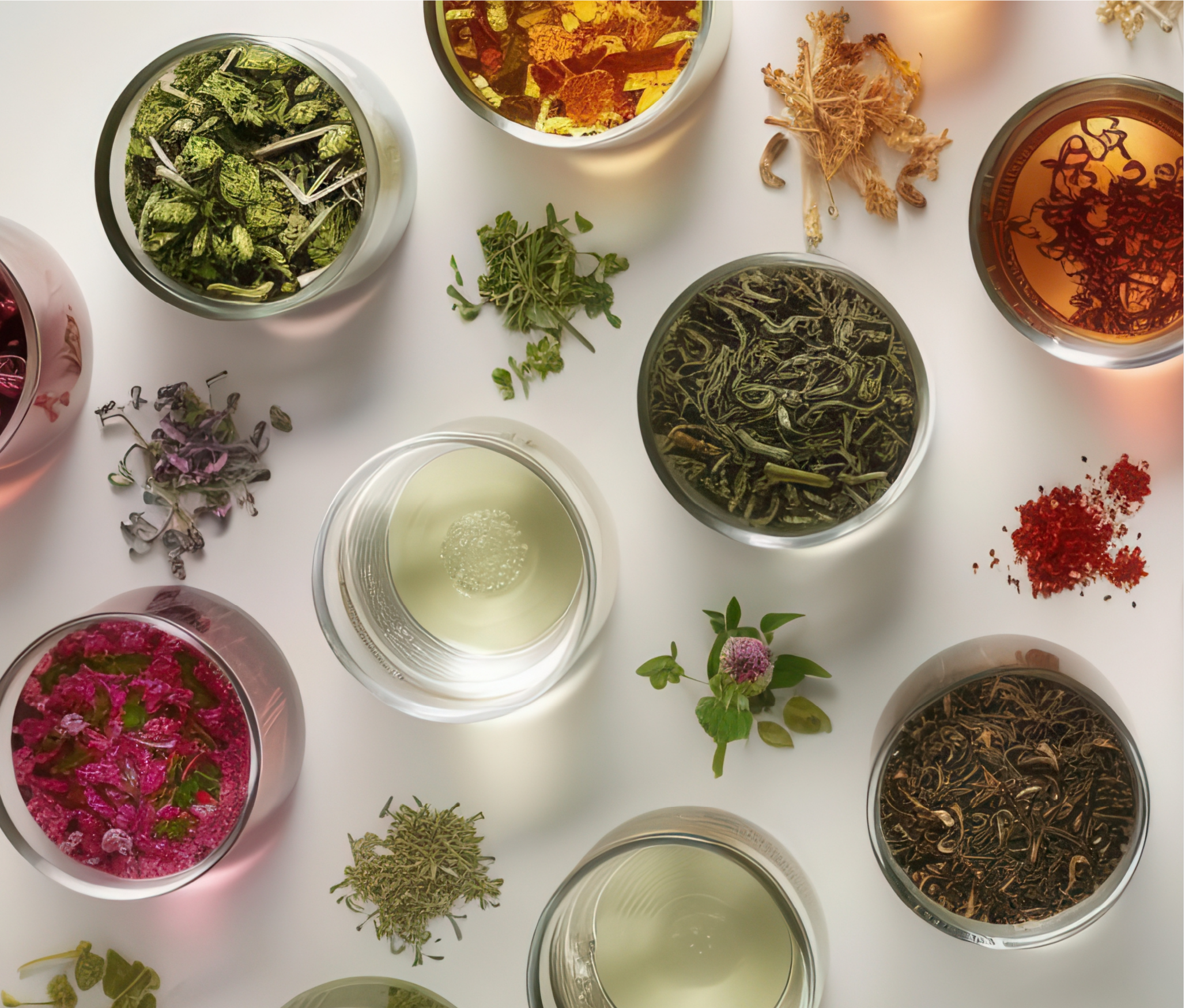 Selección de tés e infusiones